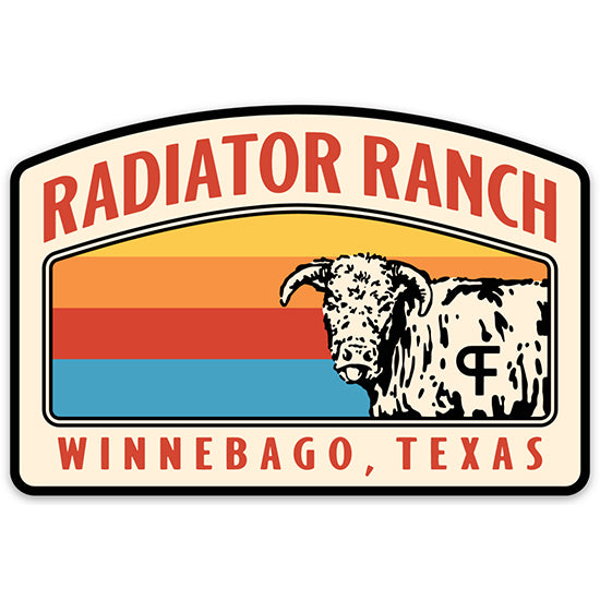 The Radiator Ranch Hereford decal