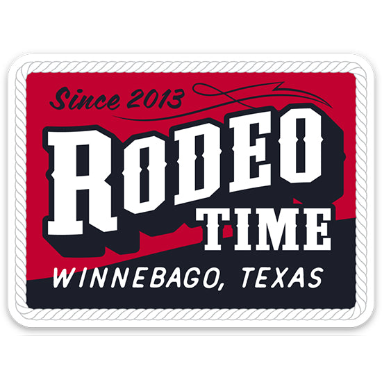 The Rodeo Time Saloon decal