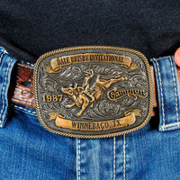 Thumbnail for Montana Silversmiths 1987 Invitational Champion Buckle