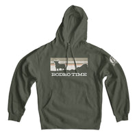 Thumbnail for Rodeo Time Sunset Hoodie Green