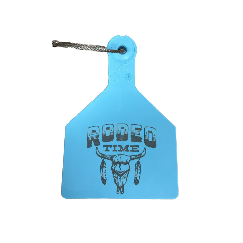 Blue Rodeo Time Bag Tag