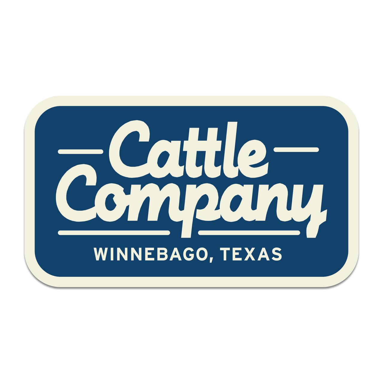 Blue Cattle Company Decal