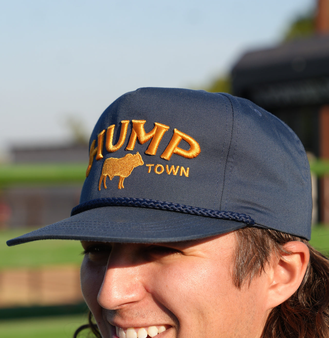 Humptown Gold & Navy Rope Cap