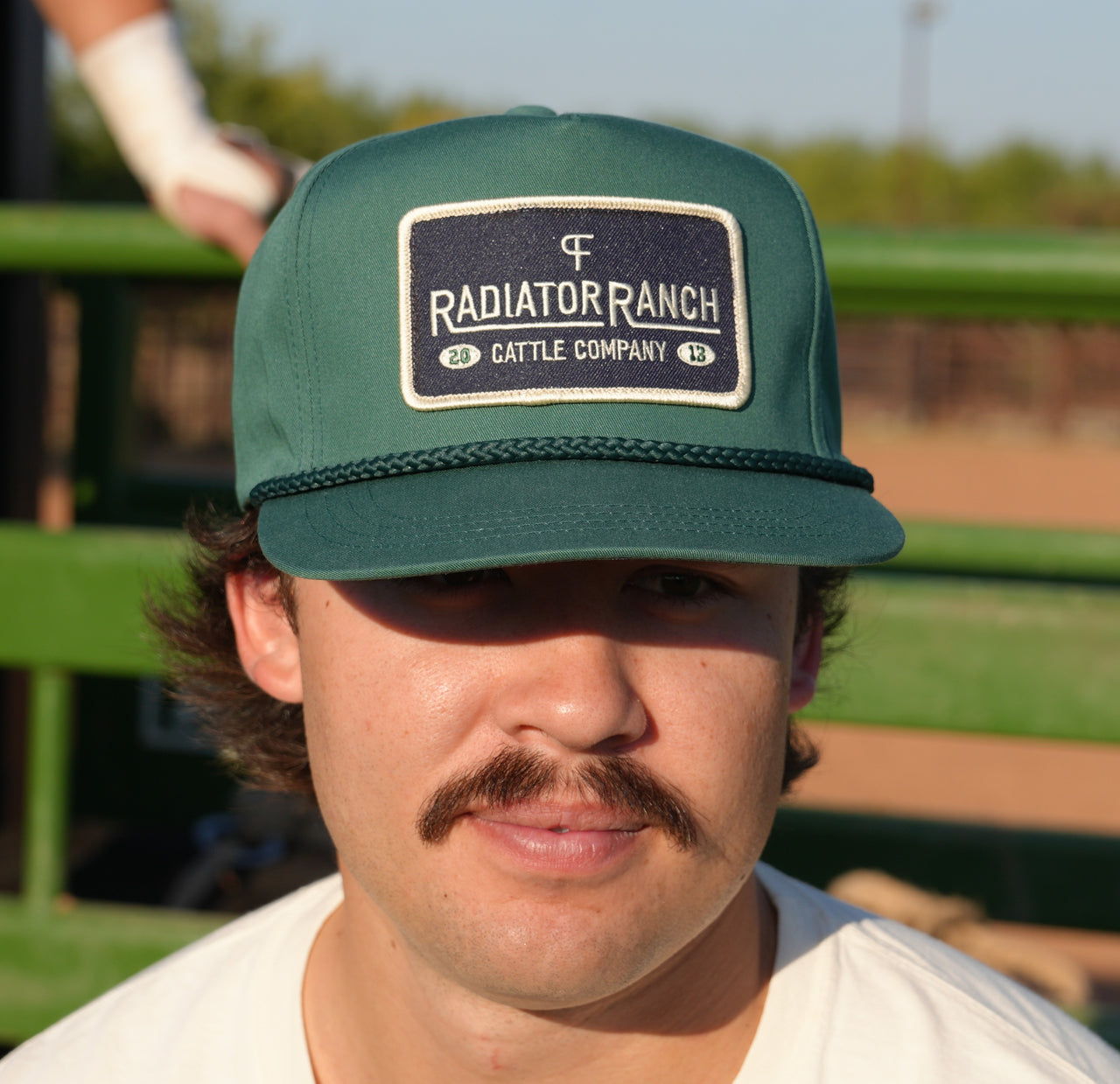 RR Cattle Co Navy Patch Cap
