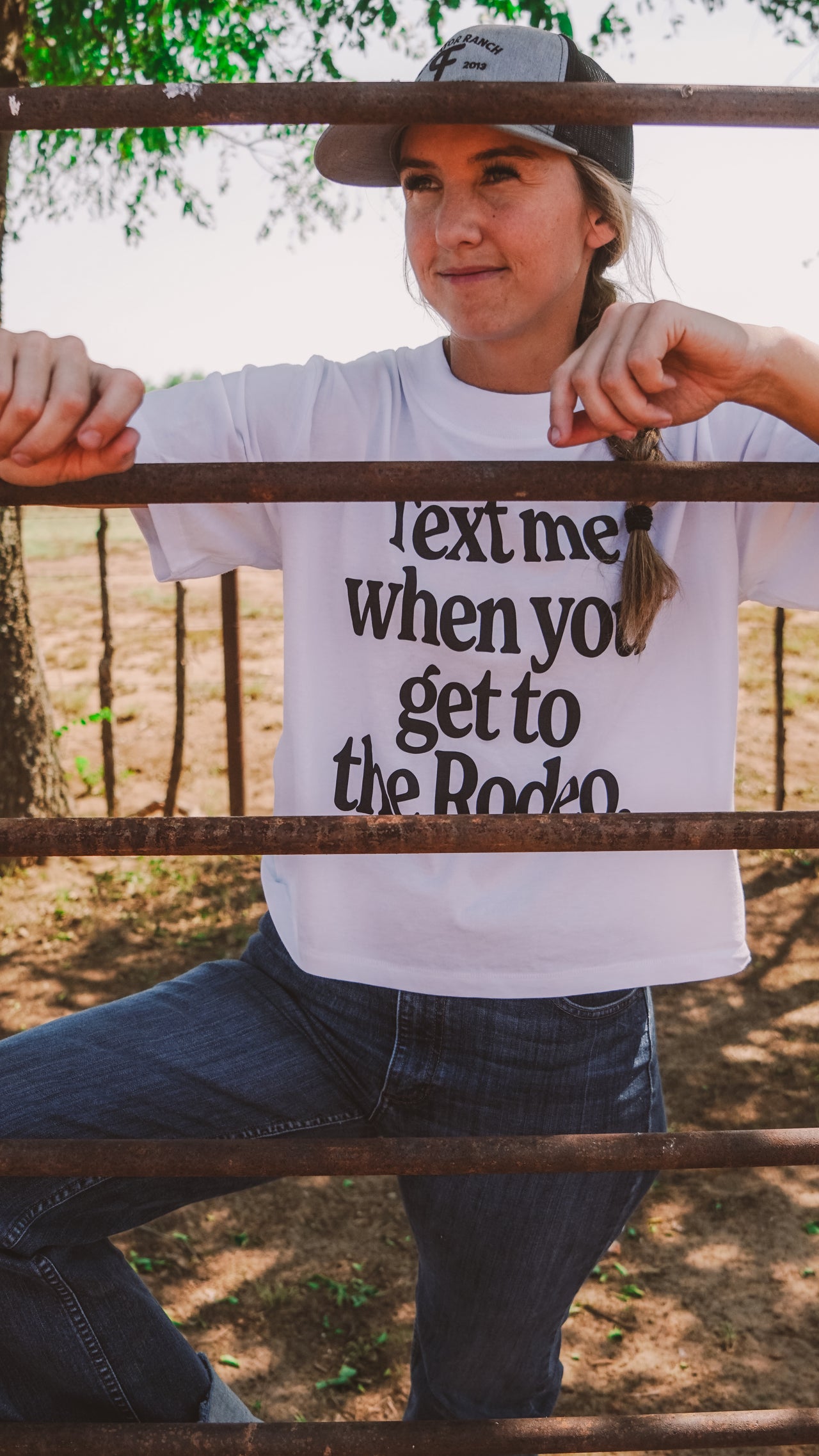 Text Me Crop T