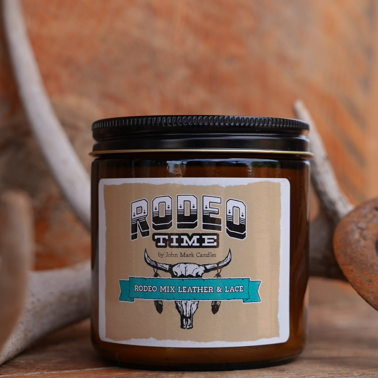Rodeo Mix Leather & Lace Scented Soy Candle