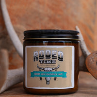 Thumbnail for Rodeo Mix Leather & Lace Scented Soy Candle