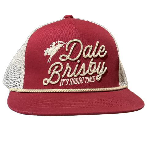 Dale Brisby Red & Tan Rope Cap