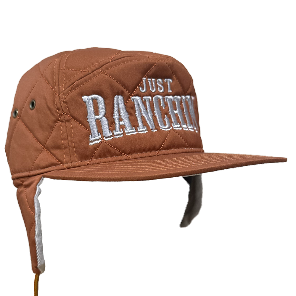 Just Ranchin Flap Cap Rust