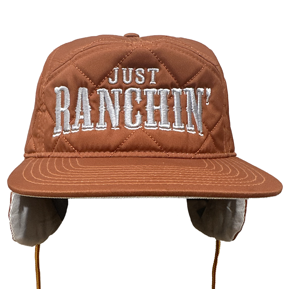 Just Ranchin Flap Cap Rust