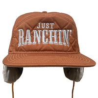 Thumbnail for Just Ranchin Flap Cap Rust