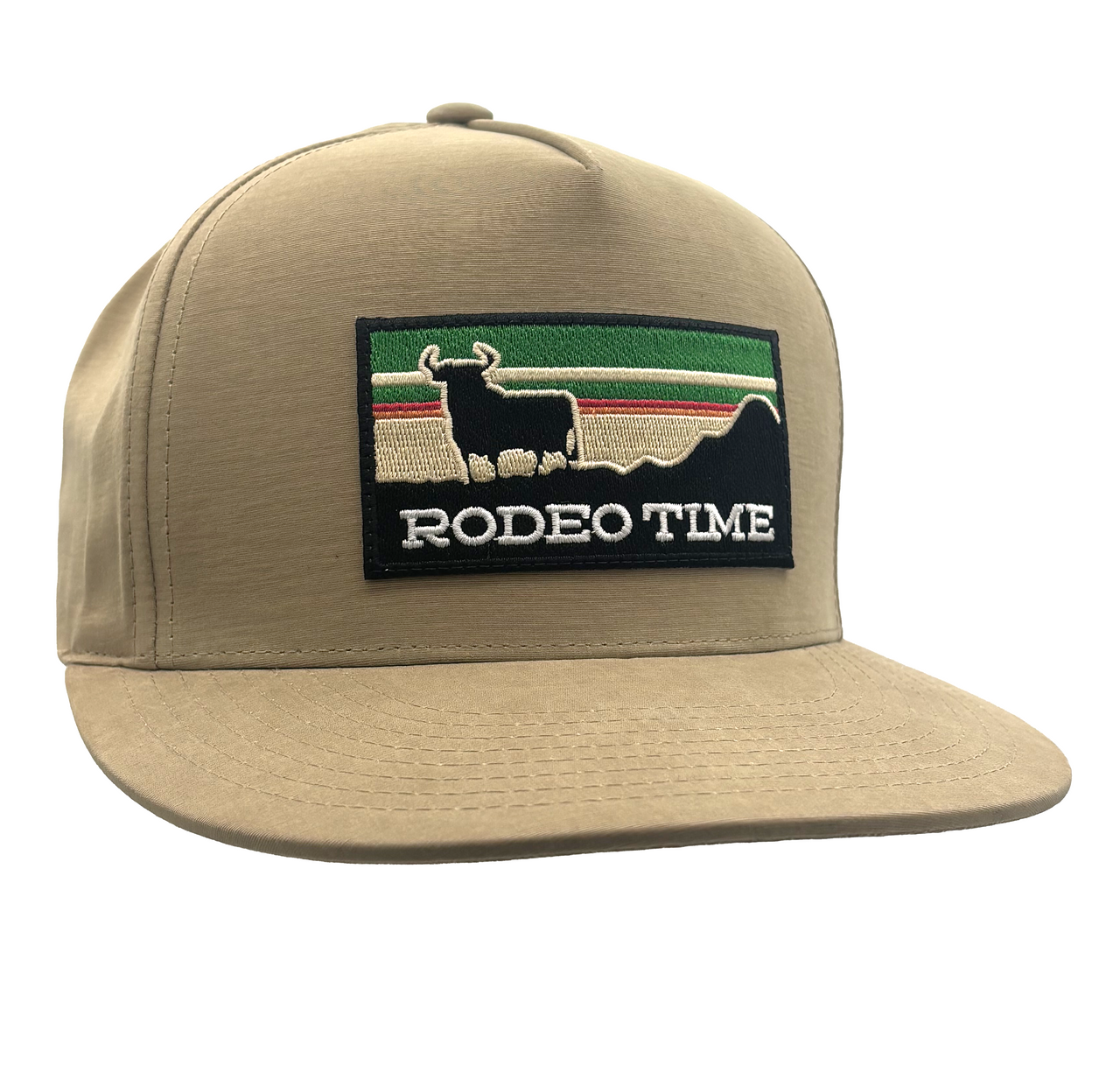 Sunset Rodeo Time Khaki Waxed Canvas Cap