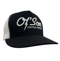 Thumbnail for Ol' Son Cattle Prods Black & White Meshback