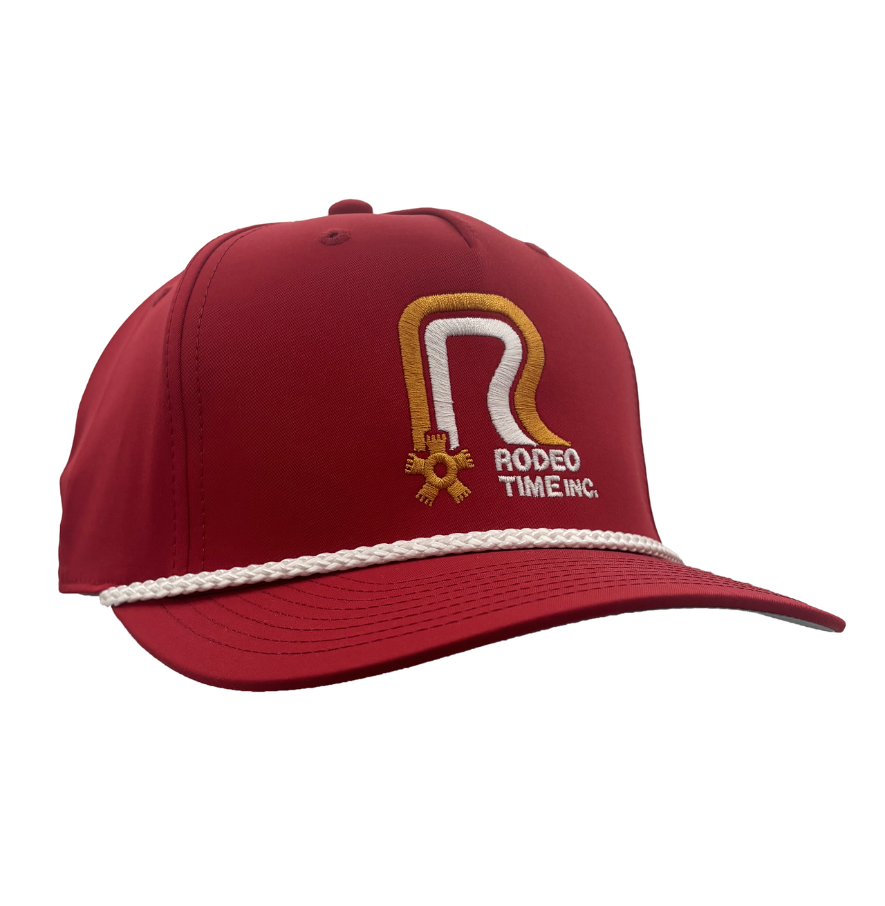 Rodeo Time Red & White Spur Cap