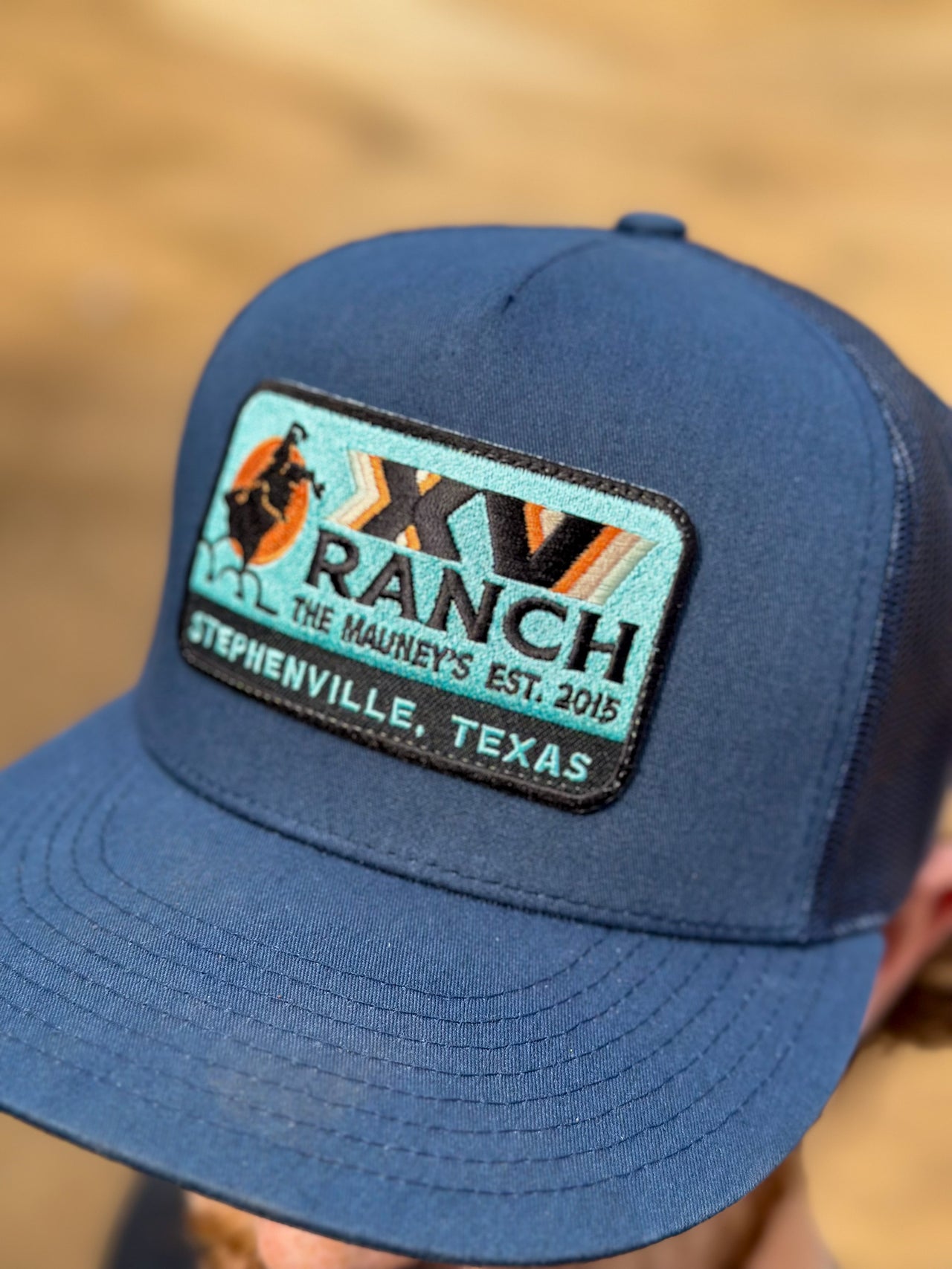 XV Ranch Navy/Teal Cap