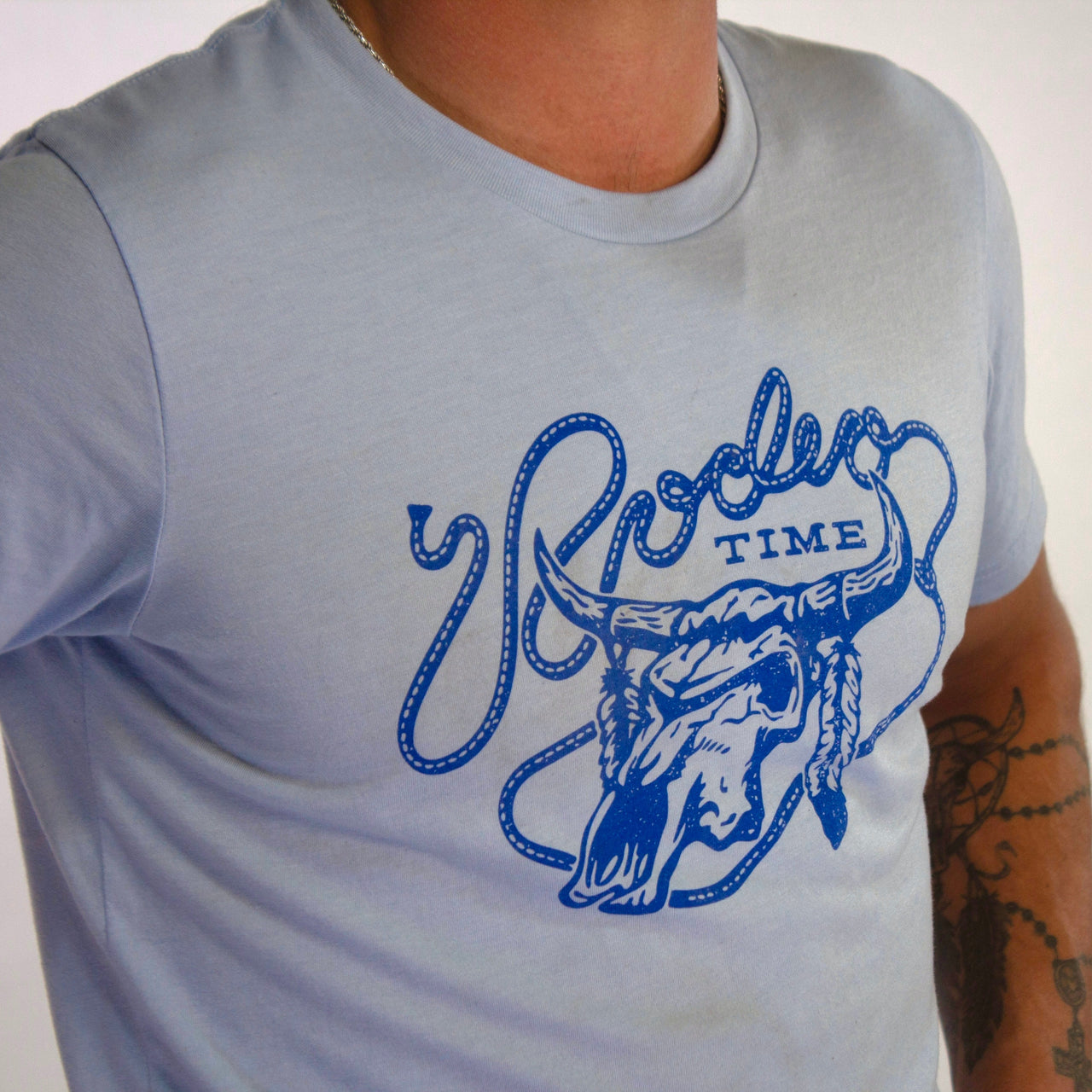 Rodeo Time Roped Logo T