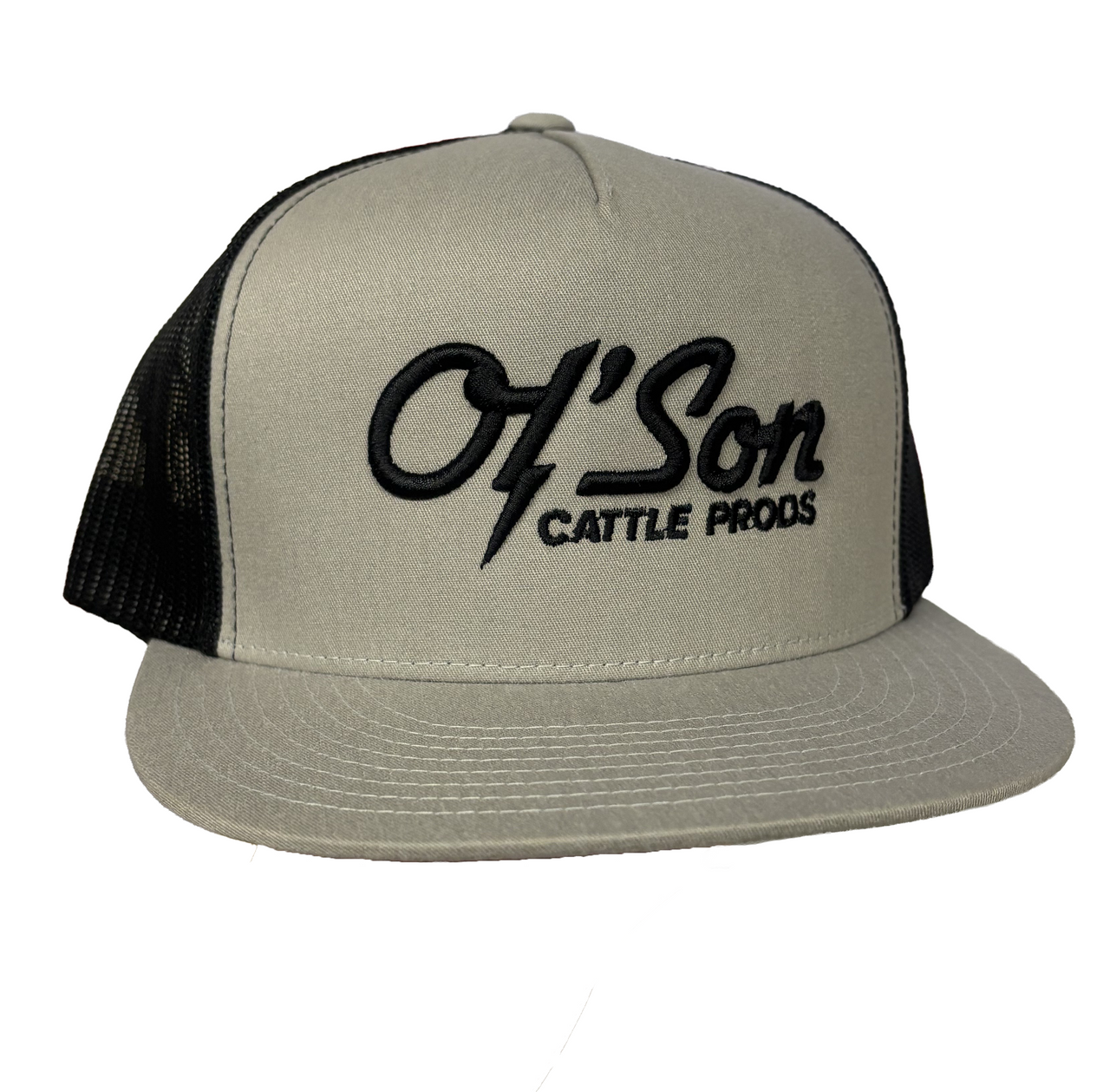 Ol' Son Cattle Prods Grey & Black Meshback