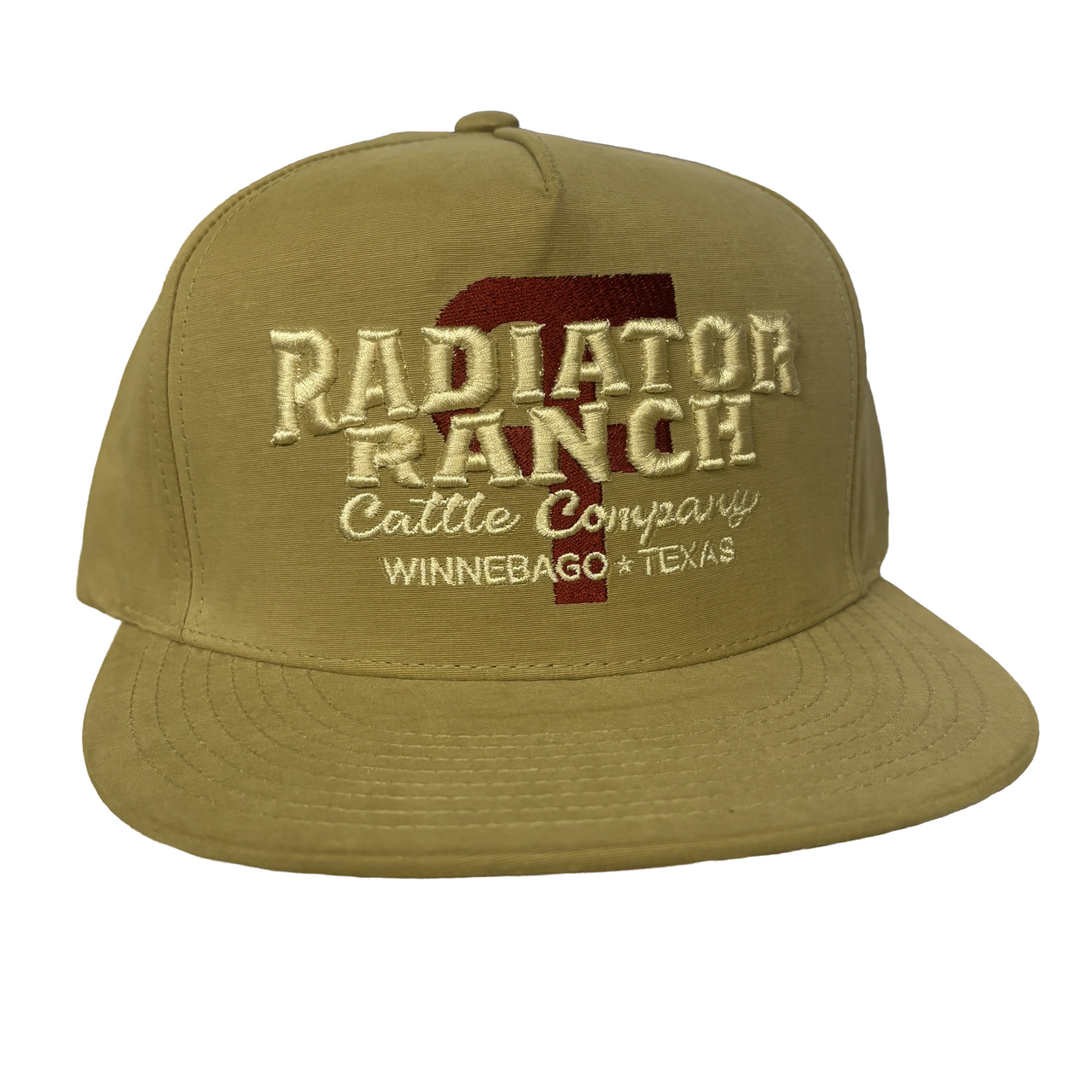 PF Brand Maroon & Khaki Waxed Canvas Cap