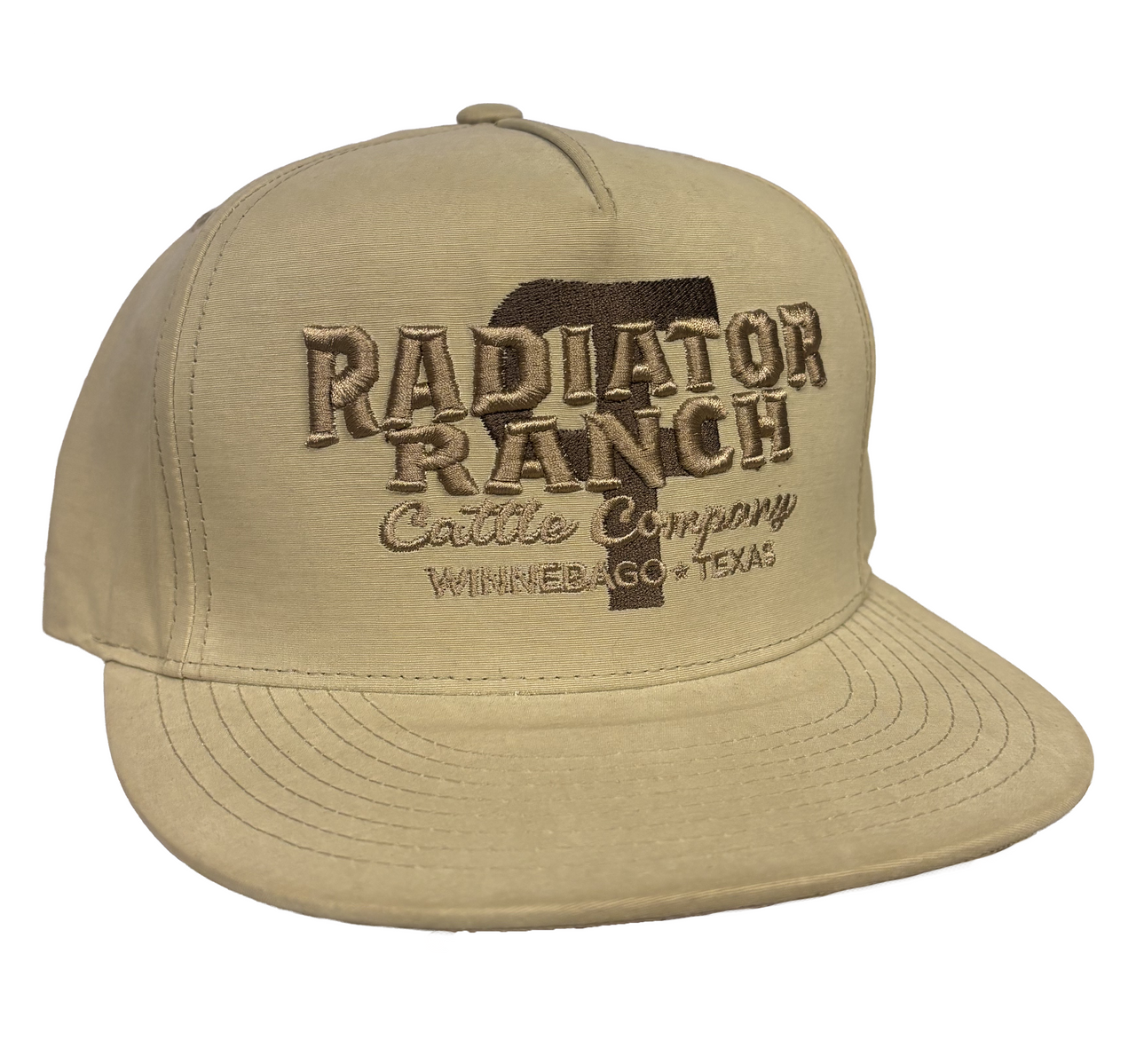 PF Brand Light Brown & Khaki Waxed Canvas Cap