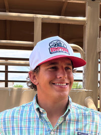 Thumbnail for White & Red Ky Hamilton Hump Town Cap