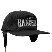 Thumbnail for Just Ranchin Flap Cap Black