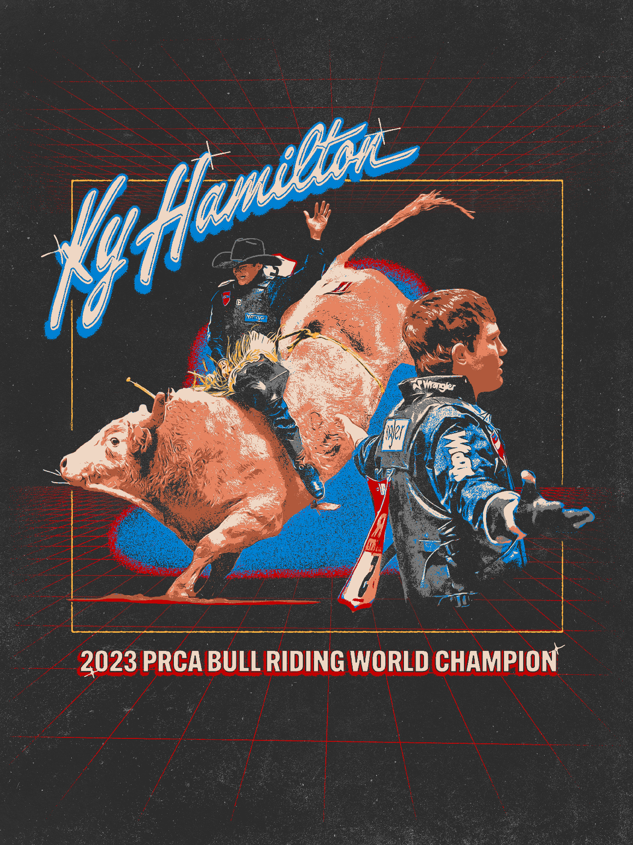 **Signed** Ky Hamilton World Champ Poster