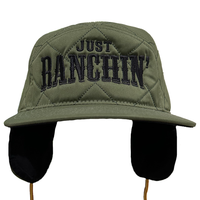 Thumbnail for Just Ranchin Flap Cap Loden