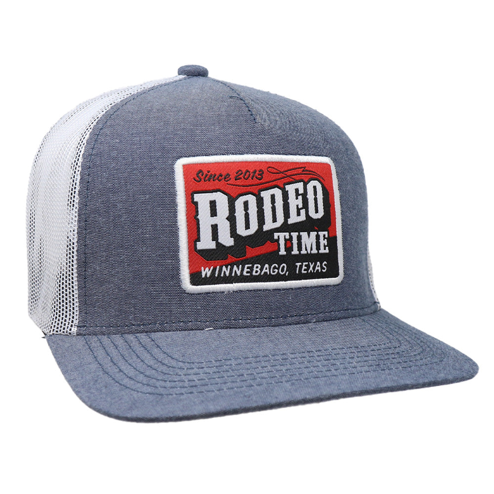 Rodeo Time Red/Black Patch Cap