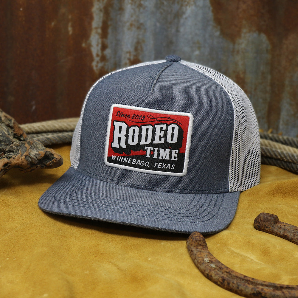 Rodeo Time Red/Black Patch Cap