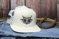 Thumbnail for *PRESALE* White Aztec Skull Cap