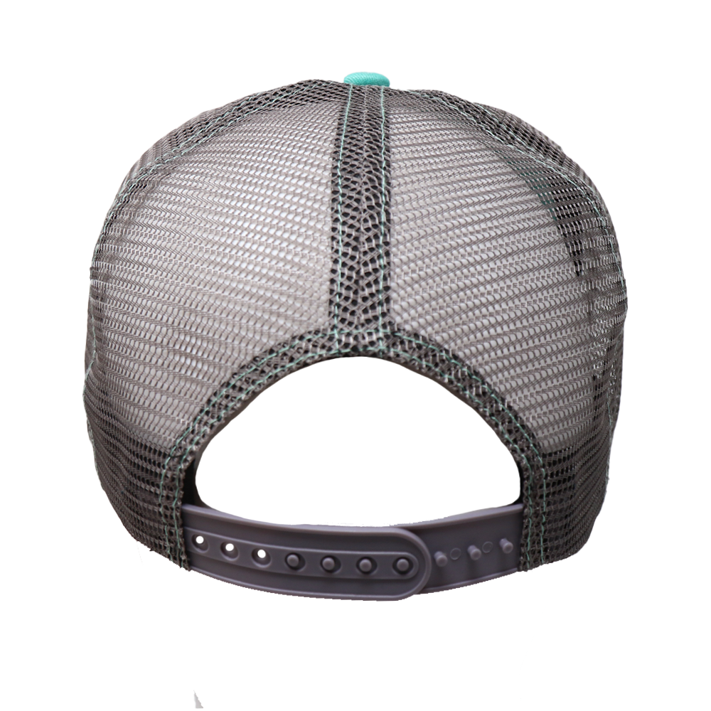 Ol' Son Light Green Mesh Skull Print Flatbill Ol' Son Light Green Mesh Skull Print Flatbill