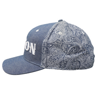 Thumbnail for Ol' Son Light Denim Paisley Flatbill