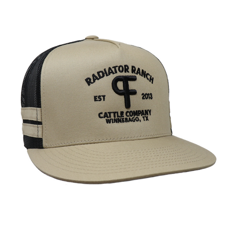 PF Brand Khaki/Black Striped Cap Product Image