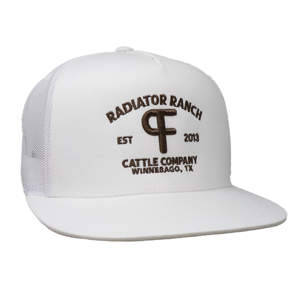 PF White/Brown Cap