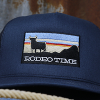 Thumbnail for Rodeo Time Sunset Navy Meshback