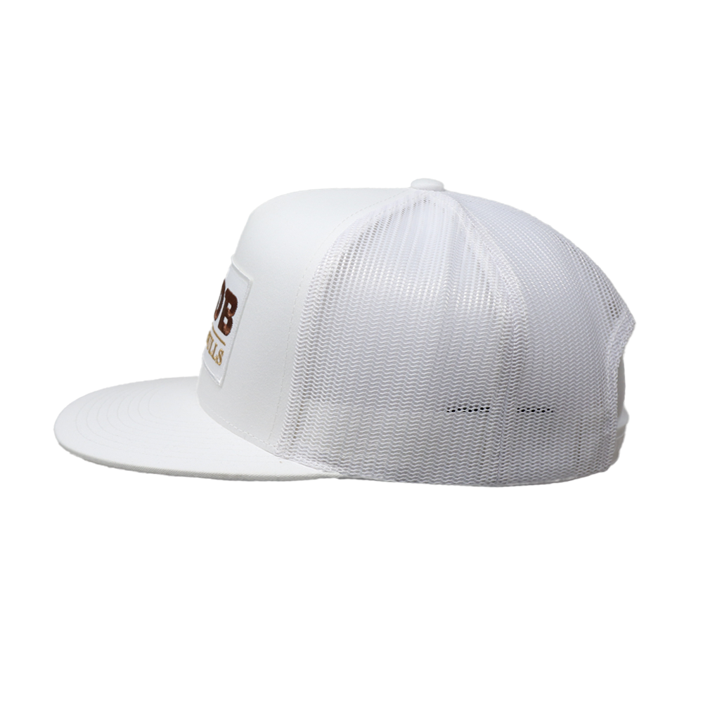 JB/DB Bucking Bulls White Snapback