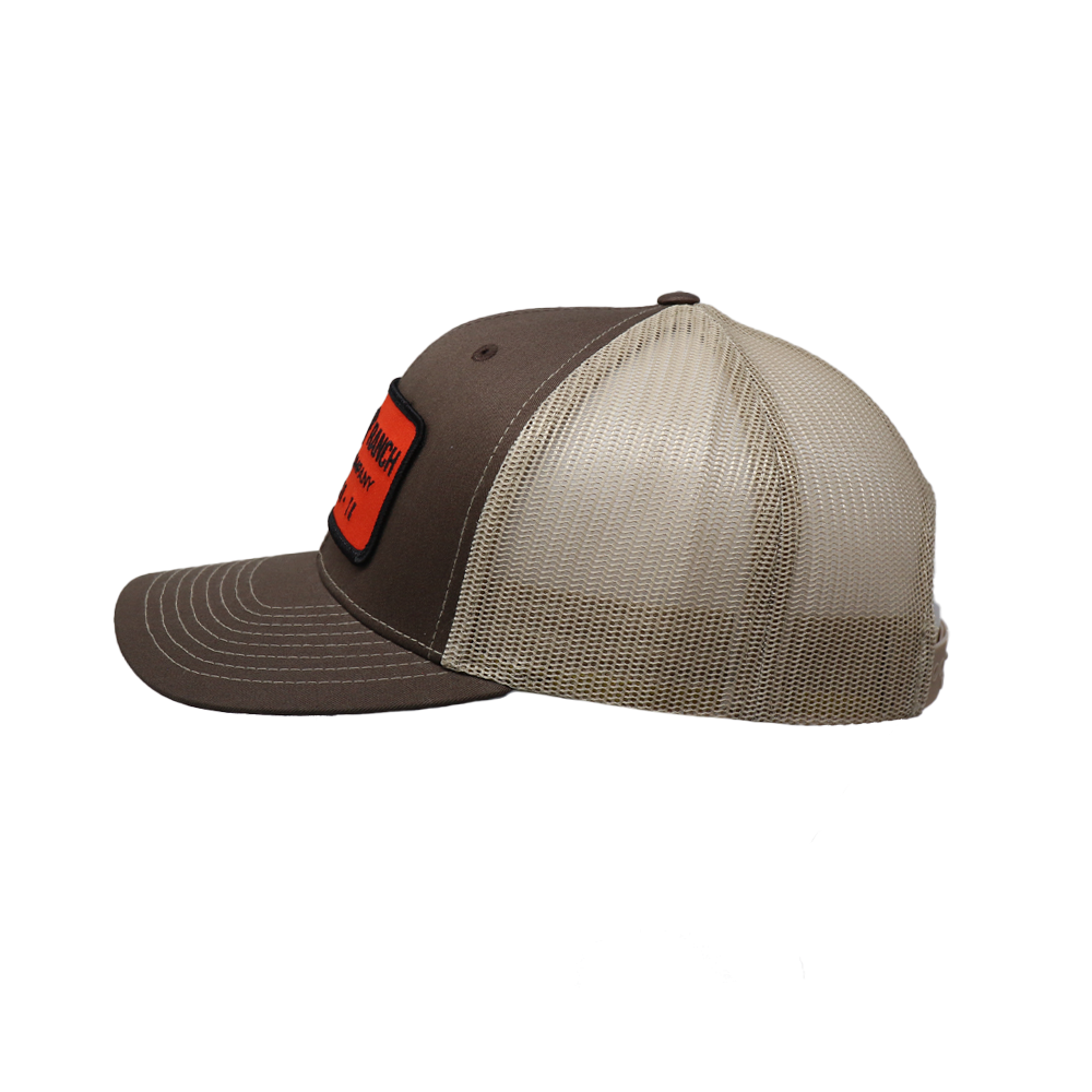 Cattle Company Cap Brown & Tan Precurved