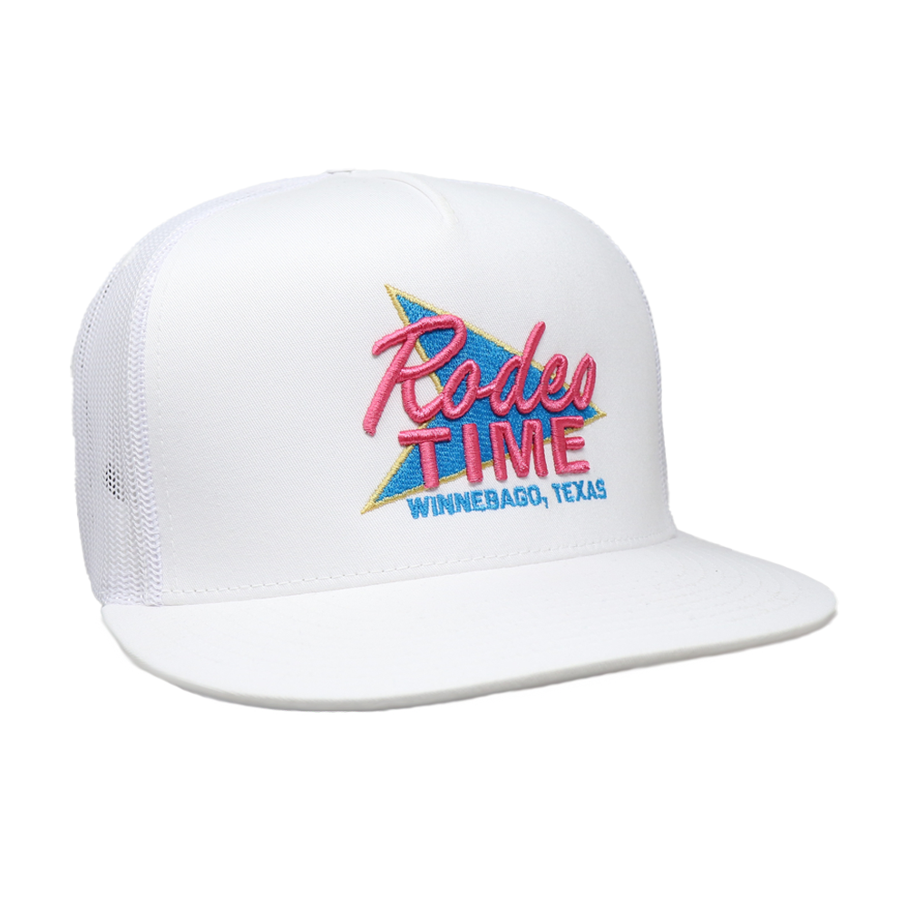 Rodeo Time Neon White Cap