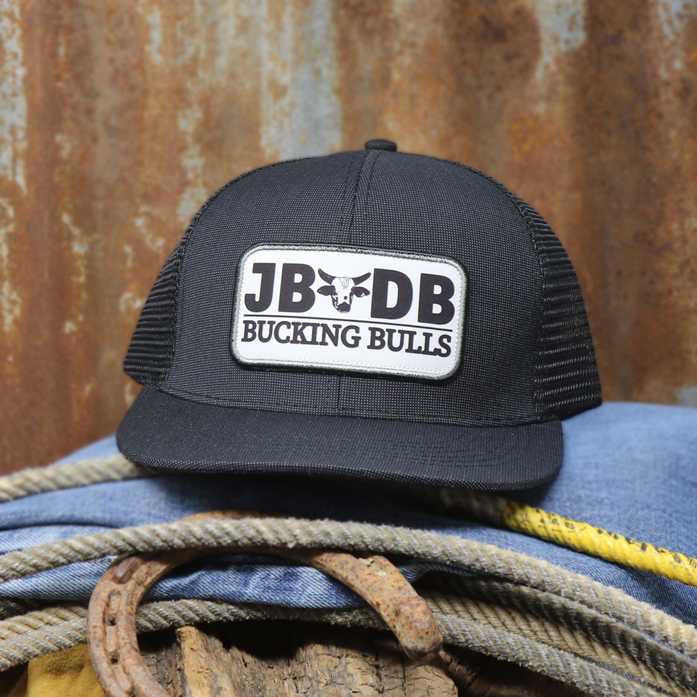 JB/DB Bucking Bulls Black Meshback