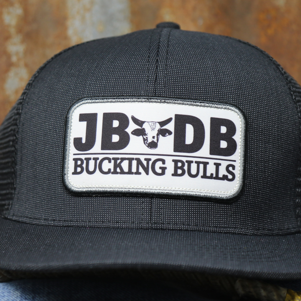 JB/DB Bucking Bulls Black Meshback