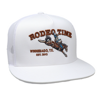 Thumbnail for White Rodeo Time Bronc Cap