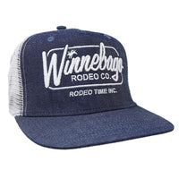 Thumbnail for Winnebago Rodeo Co Denim & White Meshback