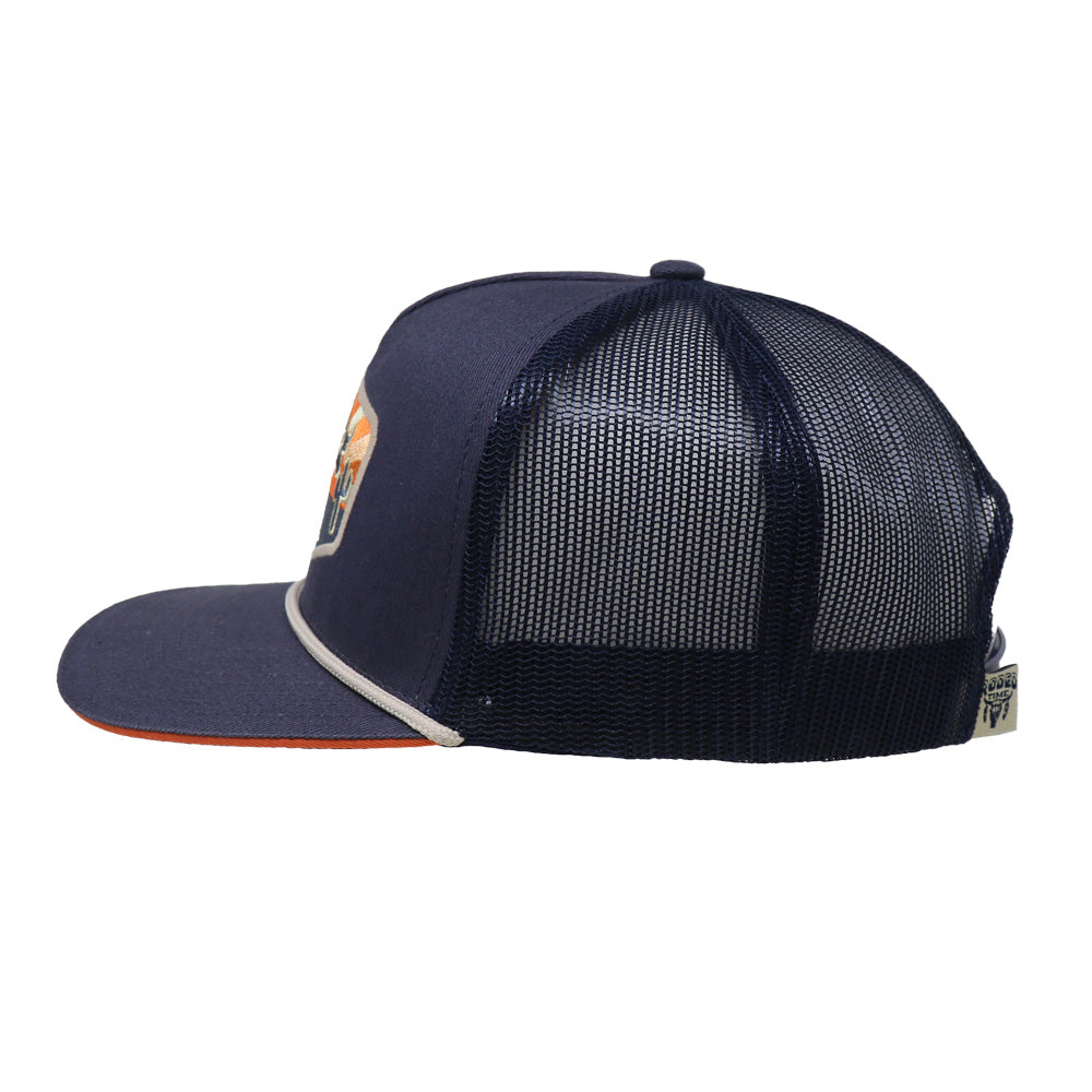 Radiator Ranch Navy/Grey Rope Cap