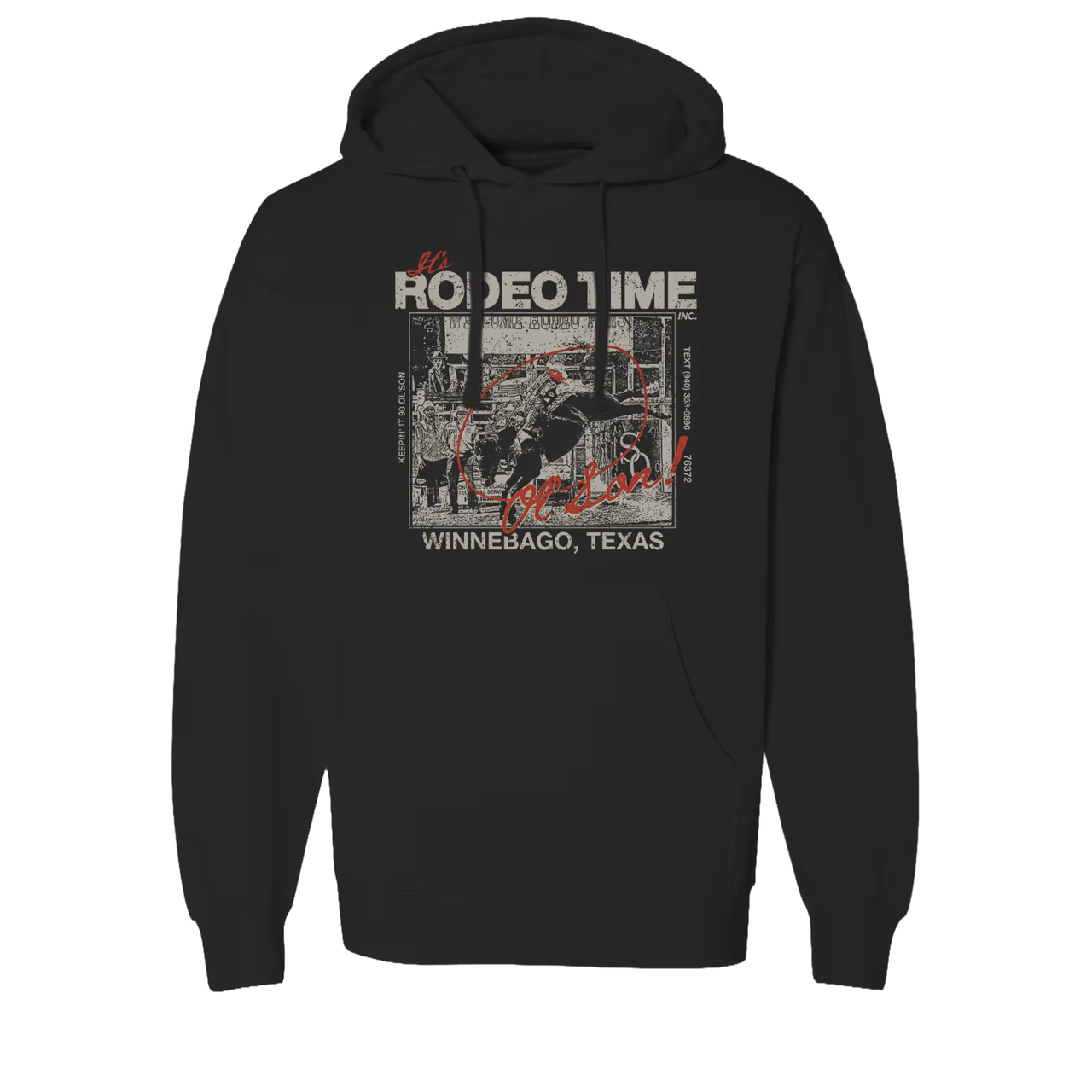 Rodeo Time Markout Black Hoodie