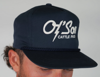 Thumbnail for Navy Ol' Son Cattle Prods Rope Cap