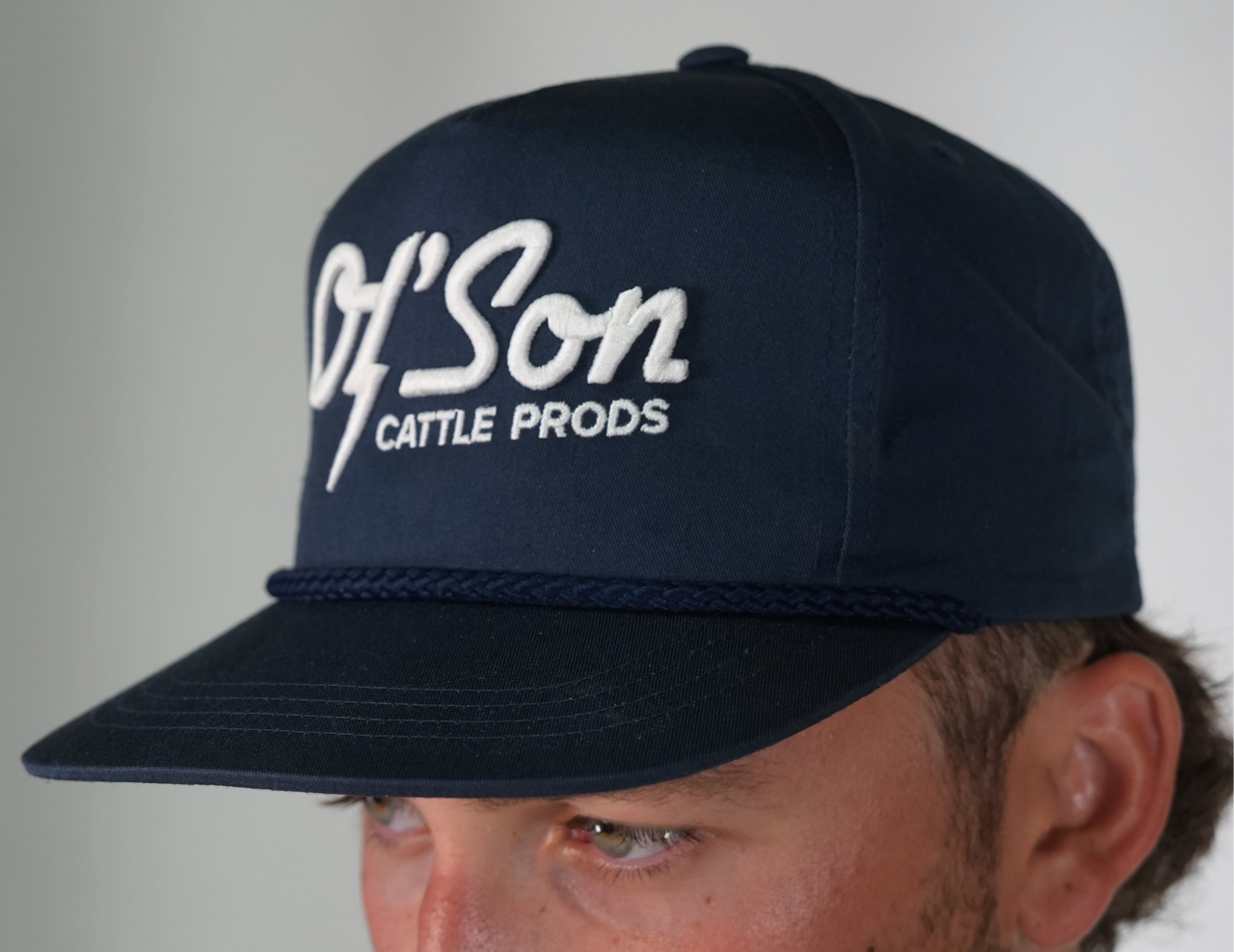 Navy Ol' Son Cattle Prods Rope Cap