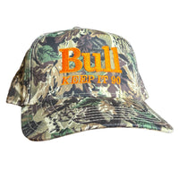 Thumbnail for Orange Bull Bud Outdoorsman Cap