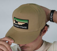Thumbnail for Sunset Rodeo Time Khaki Waxed Canvas Cap