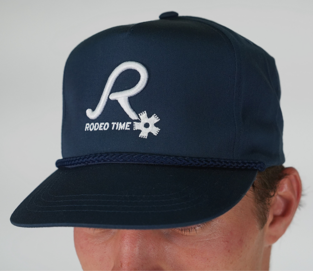 Rodeo Time Spur Navy Rope Cap