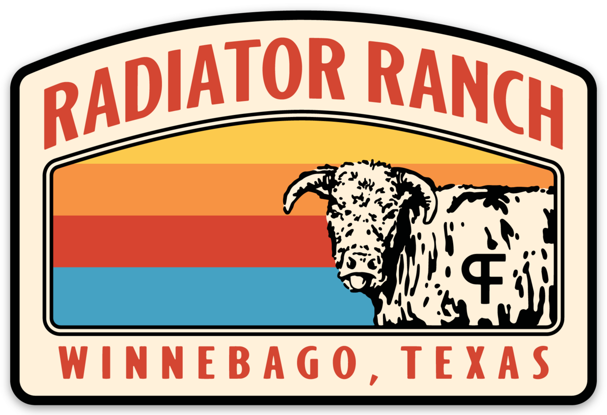 Radiator Ranch Hereford Decal